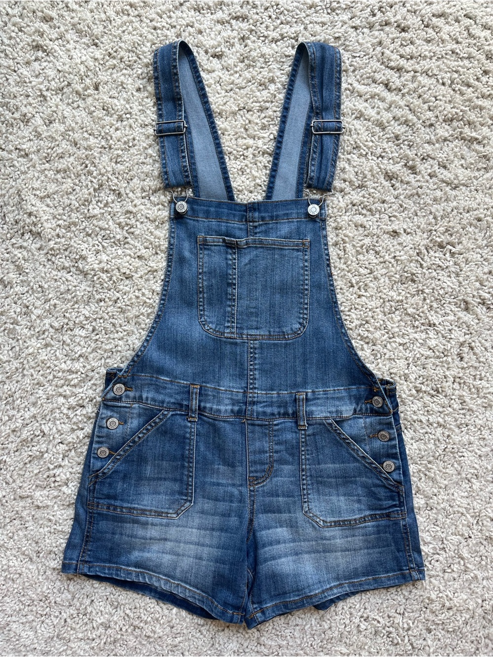 RSQ Blue Denim Overalls